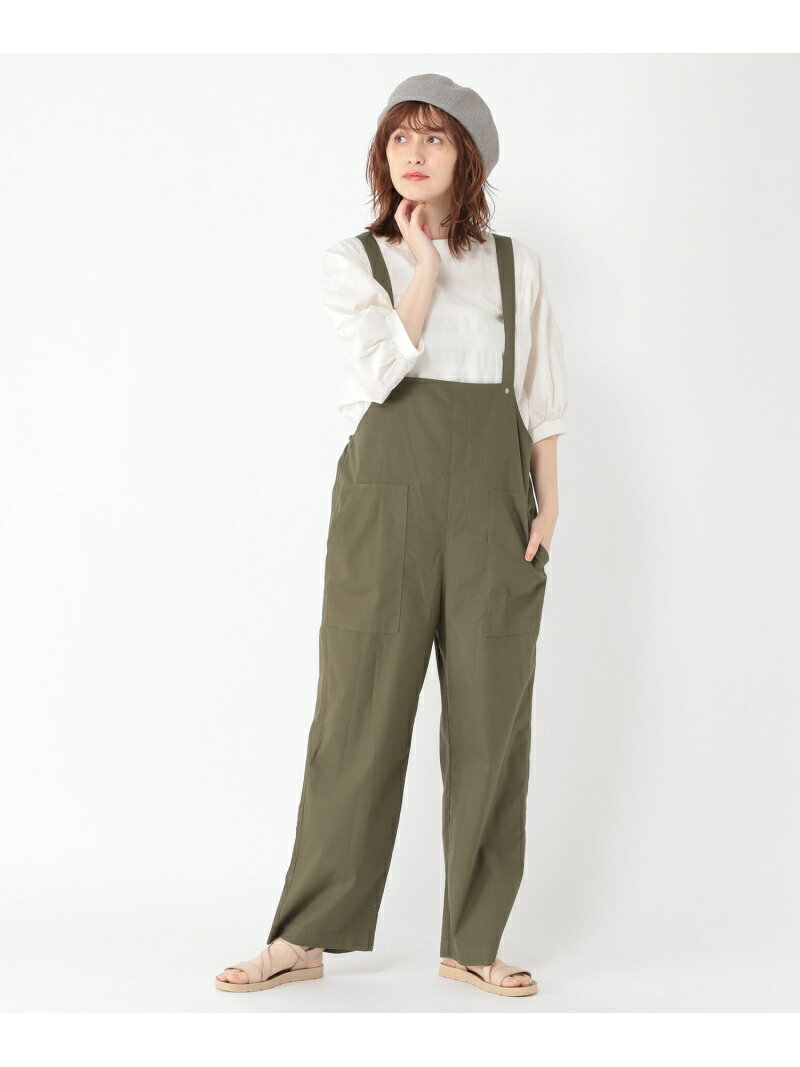 【SALE／50%OFF】Utao: サロペットワークPT スタディオクリップ オールインワン・オーバーオール オーバーオール・サロペット カーキ ネイビー ベージュのサムネイル