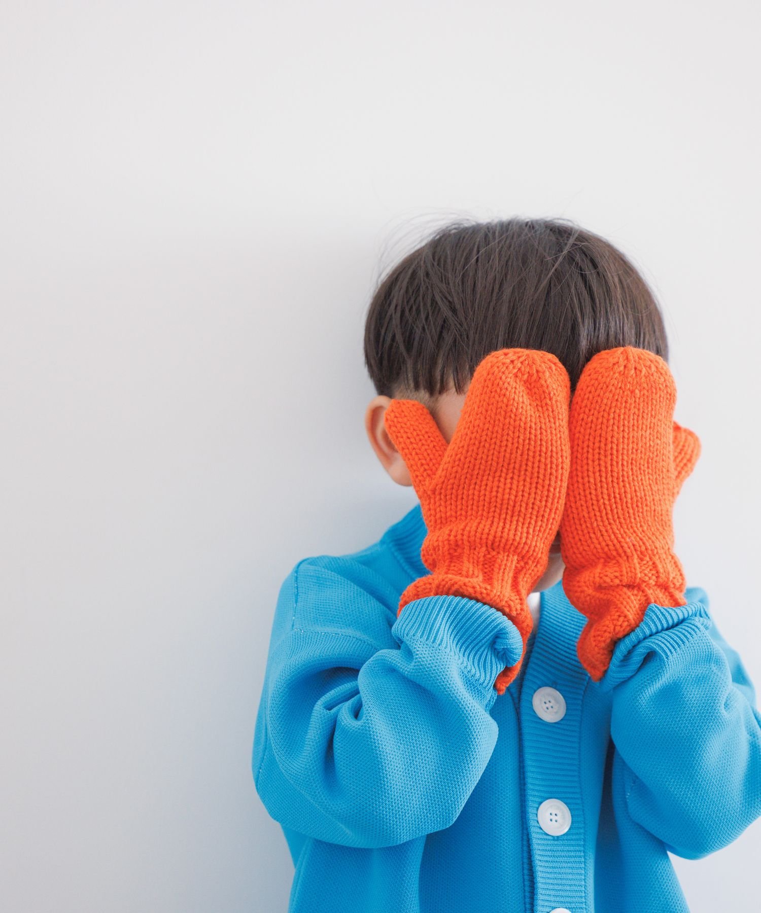 【SALE／20%OFF】LOWRYS FARM (K)【KIDS】ニットミトン ローリーズファーム ファッション雑貨 手袋 オレンジ ブラック ブルーのサムネイル