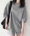 【SALE/10%OFF】DEVICE select ショートパンツ トップス 2点セット ルームウェア デバイス インナー・ルームウェア パジャマ グレー ホ...
