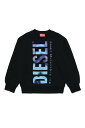 【SALE／40%OFF】DIESEL キッズ スウェット ロゴ ディーゼル トップス スウェット・トレーナー ブラック グレー イエロー【送料無料】