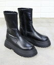 【SALE/20%OFF】LOVEHUNTER 6cmヒール 厚底ミドルブーツ ☆1651 サンエーフットウェアー シューズ・靴 ブーツ ブラック【送料無料】