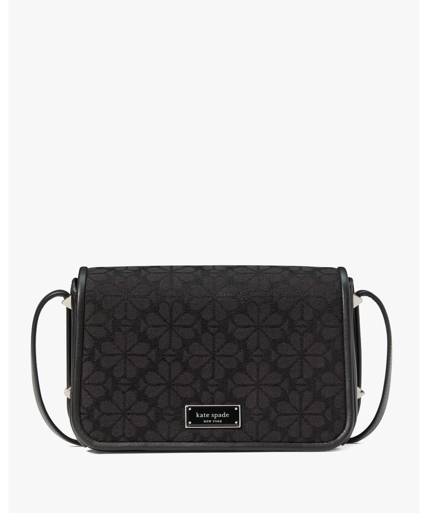 kate spade new york リブ スモール フラップ クロスボディ ケイトスペードニューヨーク バッグ ショルダーバッグ ブラック【送料無料】
