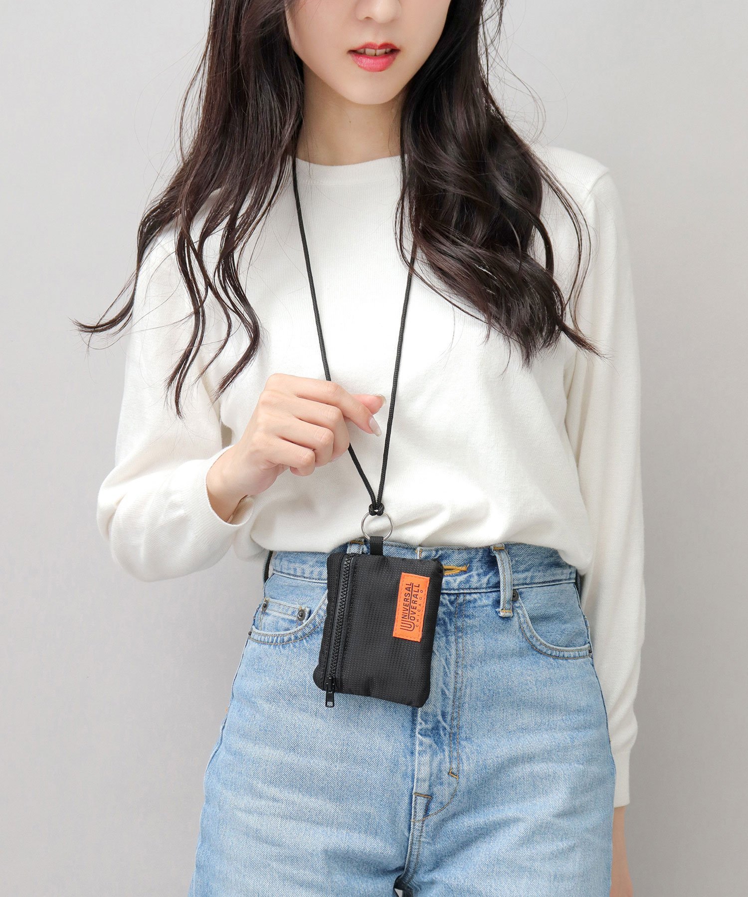 UNIVERSAL OVERALL マルチネックポーチ / コインケース / ミニウォレット エー.エム.エス. 財布・ポー..