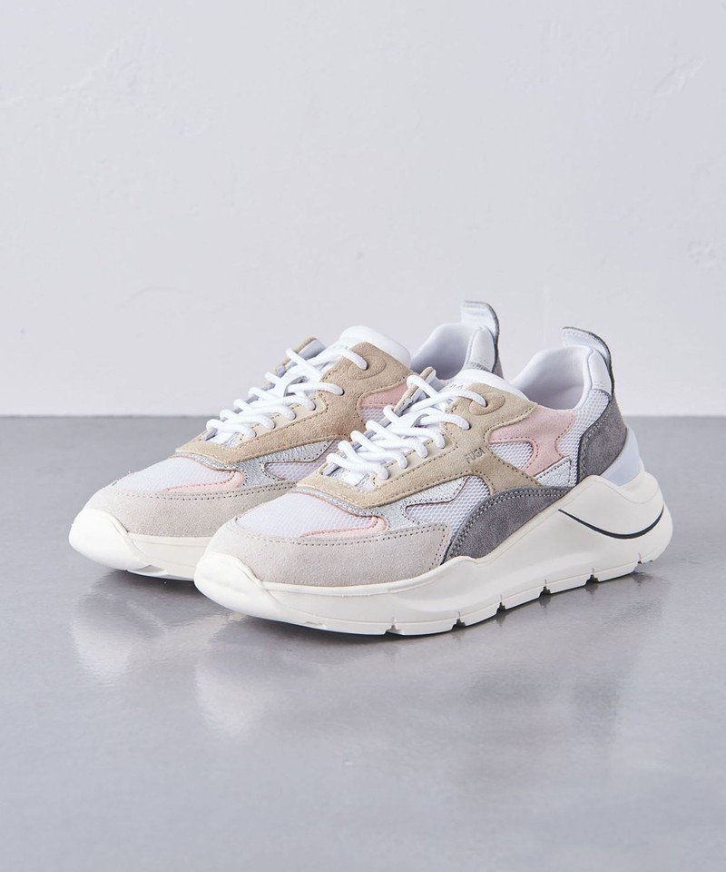 【SALE／40%OFF】UNITED ARROWS 【別注】＜D.A.T.E＞FUGA MESH スニーカー ユナイテッドアローズ アウトレット シューズ・靴 スニーカー ピンク【送料無料】のサムネイル