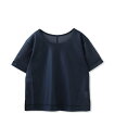 【SALE/50%OFF】la.f... 【WEB&一部店舗限定】キラリトリコットボクシーカットソー≪洗濯機で洗える≫ ラ・エフ トップス カットソー・Tシャツ...