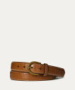 POLO RALPH LAUREN フルグレイン レザー ベルト ラルフローレン ファッション雑貨 ベルト ブラウン【送料無料】