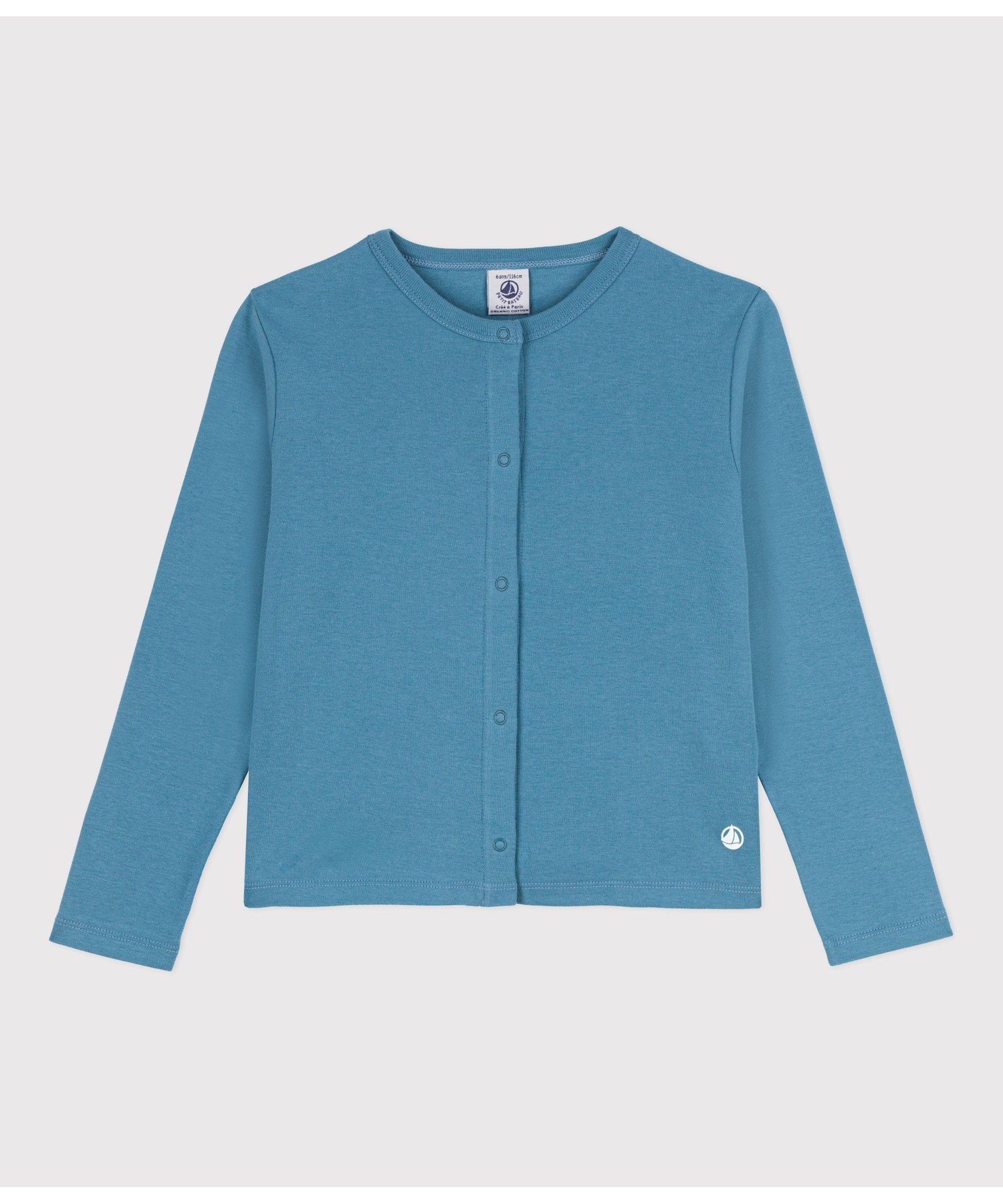 【SALE／30 OFF】PETIT BATEAU 1x1リブ編みカーディガン プチバトー トップス カーディガン