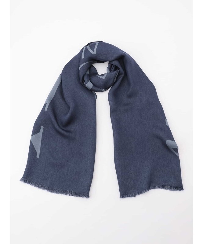 アクアスキュータム Aquascutum MEN Aquascutum Logo STOLE アクアスキュータム ファッション雑貨 マフラー・ストール・ネックウォーマー ネイビー【送料無料】