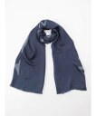 Aquascutum MEN Aquascutum Logo STOLE アクアスキュータム ファッション雑貨 マフラー・ストール・ネックウォーマー ネイビー【送料無料】