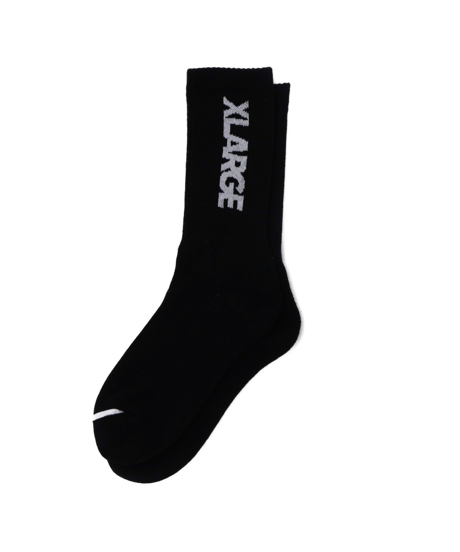 XLARGE STANDARD LOGO SOCKS 靴下 XLARGE エクストララージ 靴下・レッグウェア 靴下 グレー ブラック ホワイト 2