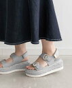 【SALE/20%OFF】RANDA ビジュー*キルティング スポーツサンダル ランダ シューズ・靴 サンダル ブルー ホワイト ブラック ブラウン【送料無料】