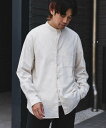 【SALE/54%OFF】URBAN RESEARCH DOORS ビエラバンドカラーシャツ アーバンリサーチドアーズ トップス シャツ・ブラウス ホワイト ブ...