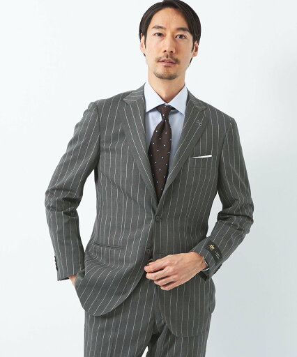 【SALE/80%OFF】UNITED ARROWS green label relaxing <CERRUTI>ストライプ 3B/D スーツジャケット ユナイテッドアローズ アウトレット スーツ・フォーマル スーツジャケット グレー【送料無料】 【SALE/80%OFF】UNITED ARROWS green label relaxing <CERRUTI>ストライプ 3B/D スーツジャケット ユナイテッドアローズ アウトレット スーツ・フォーマル スーツジャケット グレー【送料無料】