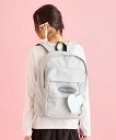 【SALE/30%OFF】PINK-latte 【容量約25L】ポーチ付きリュック ピンク ラテ バッグ リュック・バックパック ブラック グレー ベージュ【送...