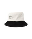 【SALE/40%OFF】BEAMS HEART MEN バイカラー コーデュロイ バケットハット ビームス アウトレット 帽子 キャップ ネイビー ブラック