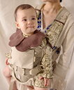CIAOPANIC TYPY 【BABY】【Qinn】抱っこ紐チューイパッド チャオパニックティピー マタニティウェア・ベビー用品 ロンパース・カバーオール ブラウン オレンジ ホワイト