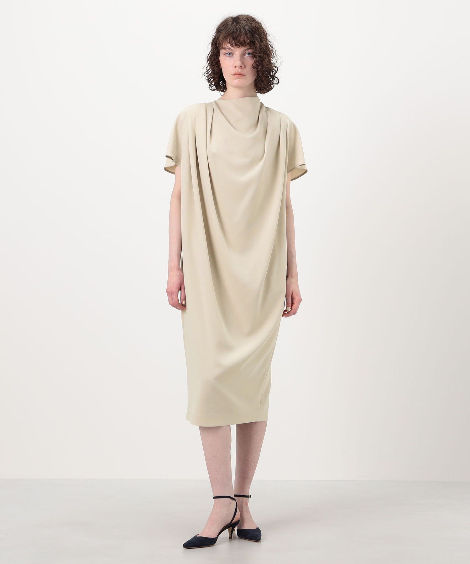 TOMORROWLAND BUYING WEAR 【別注】FLICKA for TOMORROWLAND with pearl ドレス トゥモローランド ワンピース・ドレス ドレス ベージュ【送料無料】