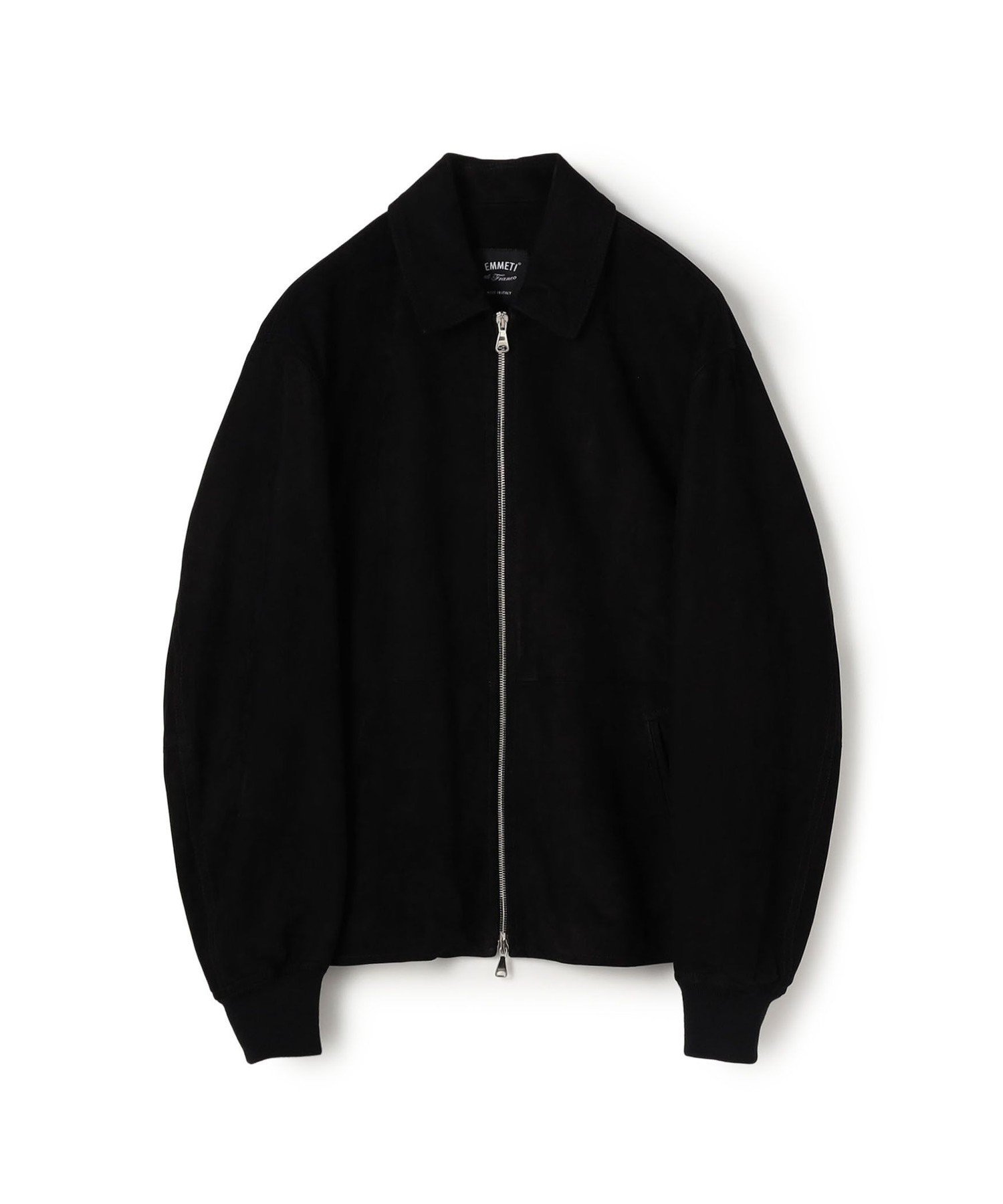 TOMORROWLAND MEN 【別注】EMMETI JETI ラムスエード ジップアップブルゾン トゥモローランド ジャケット・アウター ブルゾン・ジャンパー ブラック グレー【送料無料】