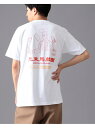 【SALE／70 OFF】BEAMS MEN BEAMS / Juggling Tシャツ ビームス アウトレット トップス カットソー Tシャツ ホワイト グリーン