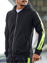 Retro Engine Retro Engine/(M)RTEG/NEON TAPE ZIP HOODIE アダムスジャグラー トップス パーカー・フーディー...