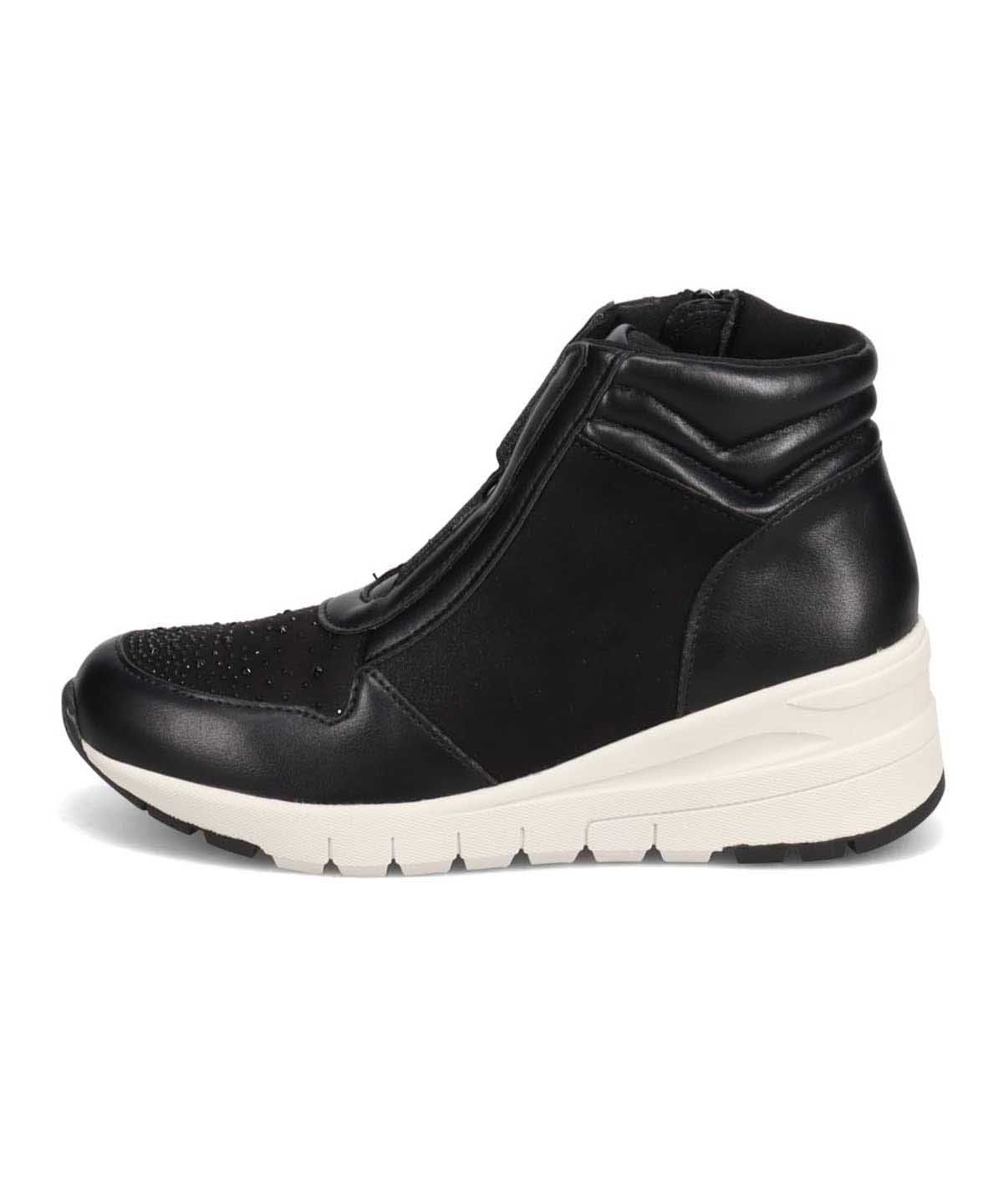 【SALE／50%OFF】missy des missy 【撥水仕様】missy des missy ハイカットスニーカー マドラス シューズ・靴 スニーカー ブラック【送料無料】