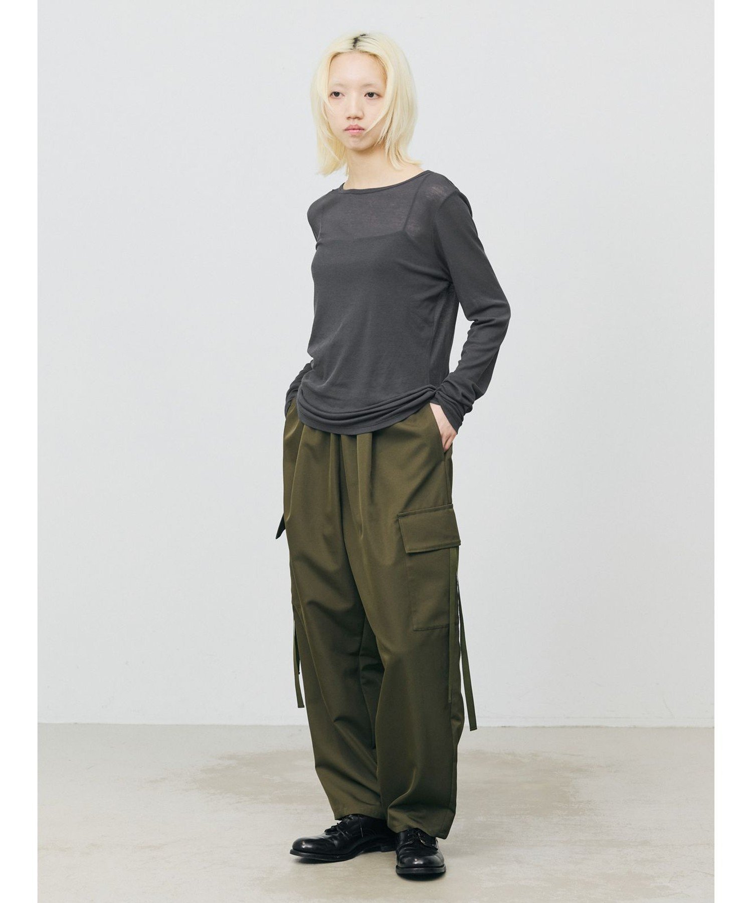 MARMARMAR MARMARMAR クルーネックシアープルオーバー マーコート トップス カットソー・Tシャツ ブルー ホワイト ブラック【送料無料】