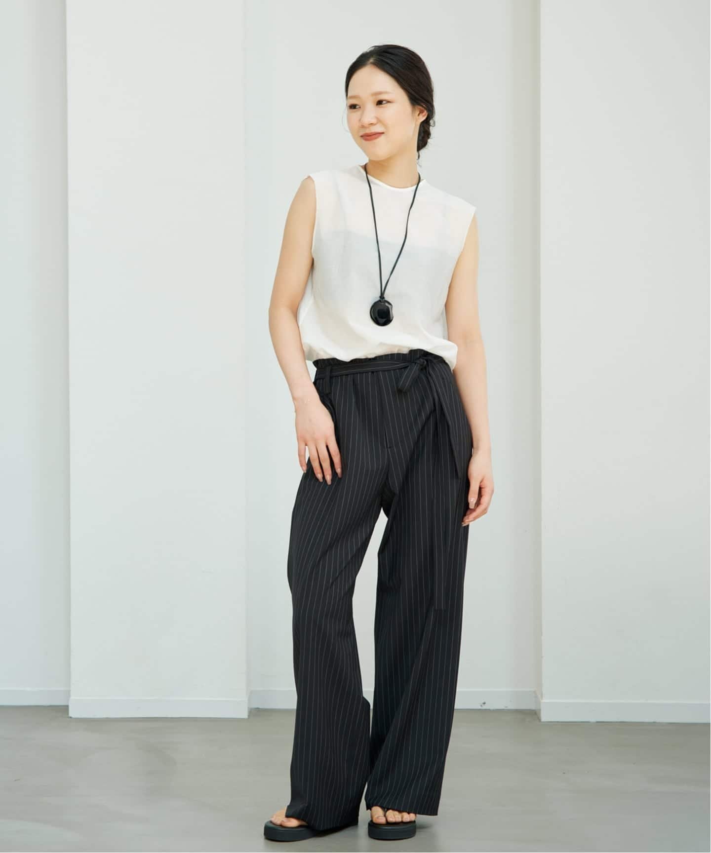 plage R'IAM SEMI EAZY パンツ プラージュ パンツ その他のパンツ グレー ブラック