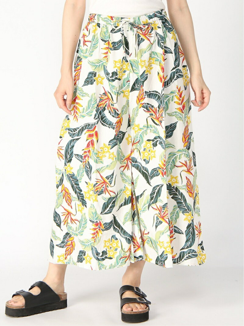 Kahiko Kahiko/(W)サマールPT フララニハワイ パンツ その他のパンツ ホワイト ネイビー【送料無料】のサムネイル