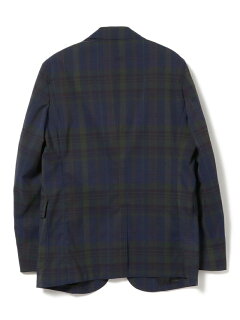 Dark Madras Sack Sport Coat 11-16-1743-887: Navy Dark Madras Sack Sport Coat 11-16-1743-887: Navy