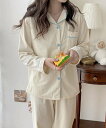 【SALE/10%OFF】aimoha - select - aimoha -select-/コ一デュロイ長袖シャツ&ロングパンツ ルームウェア アイモハ イン...