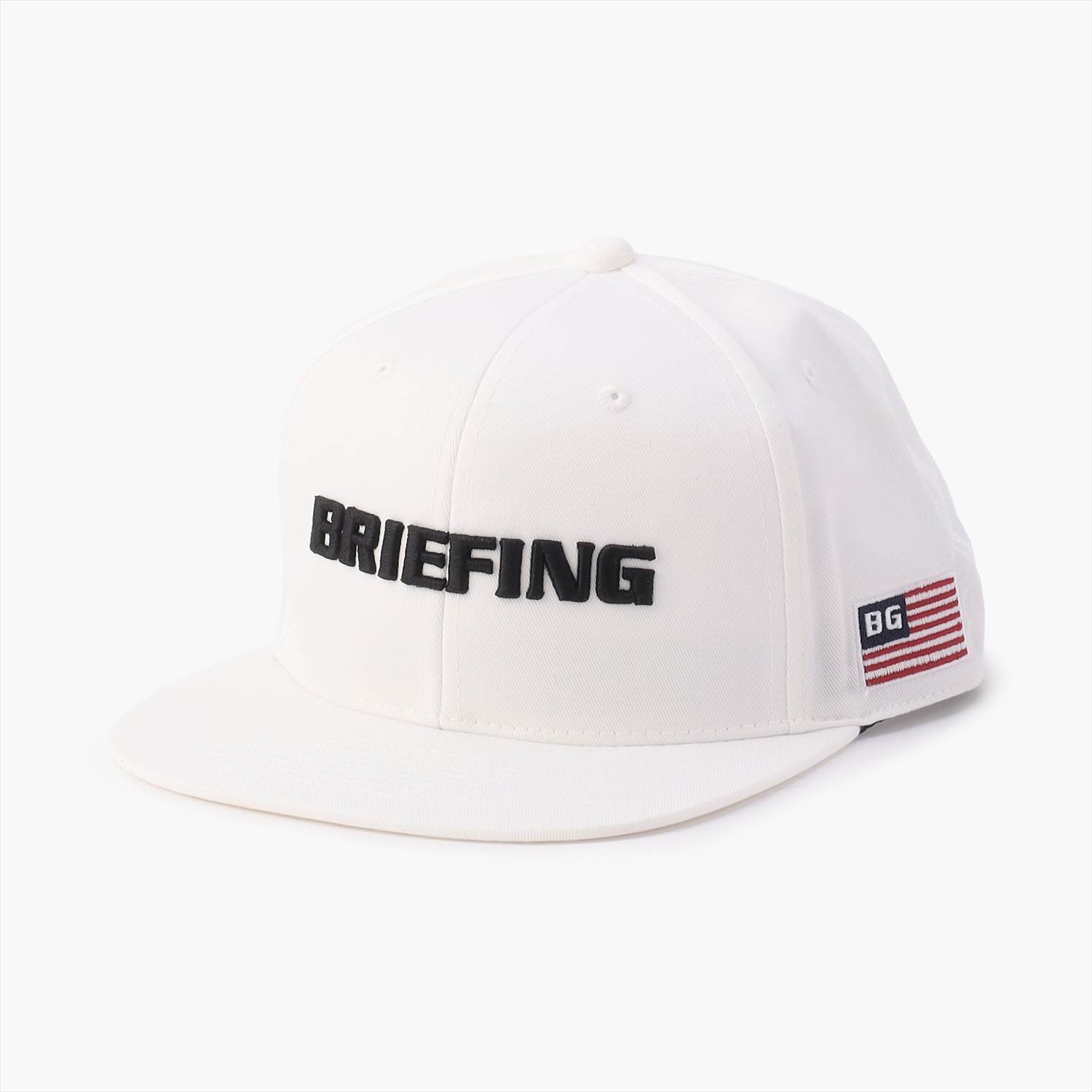 BRIEFING GOLF 【BRIEFING GOLF/ブリーフィングゴルフ】MENS BASIC FLAT VISOR CAP ブリーフィング 帽子 キャップ ホワイト ブラック ベージュ カーキ ネイビー【送料無料】