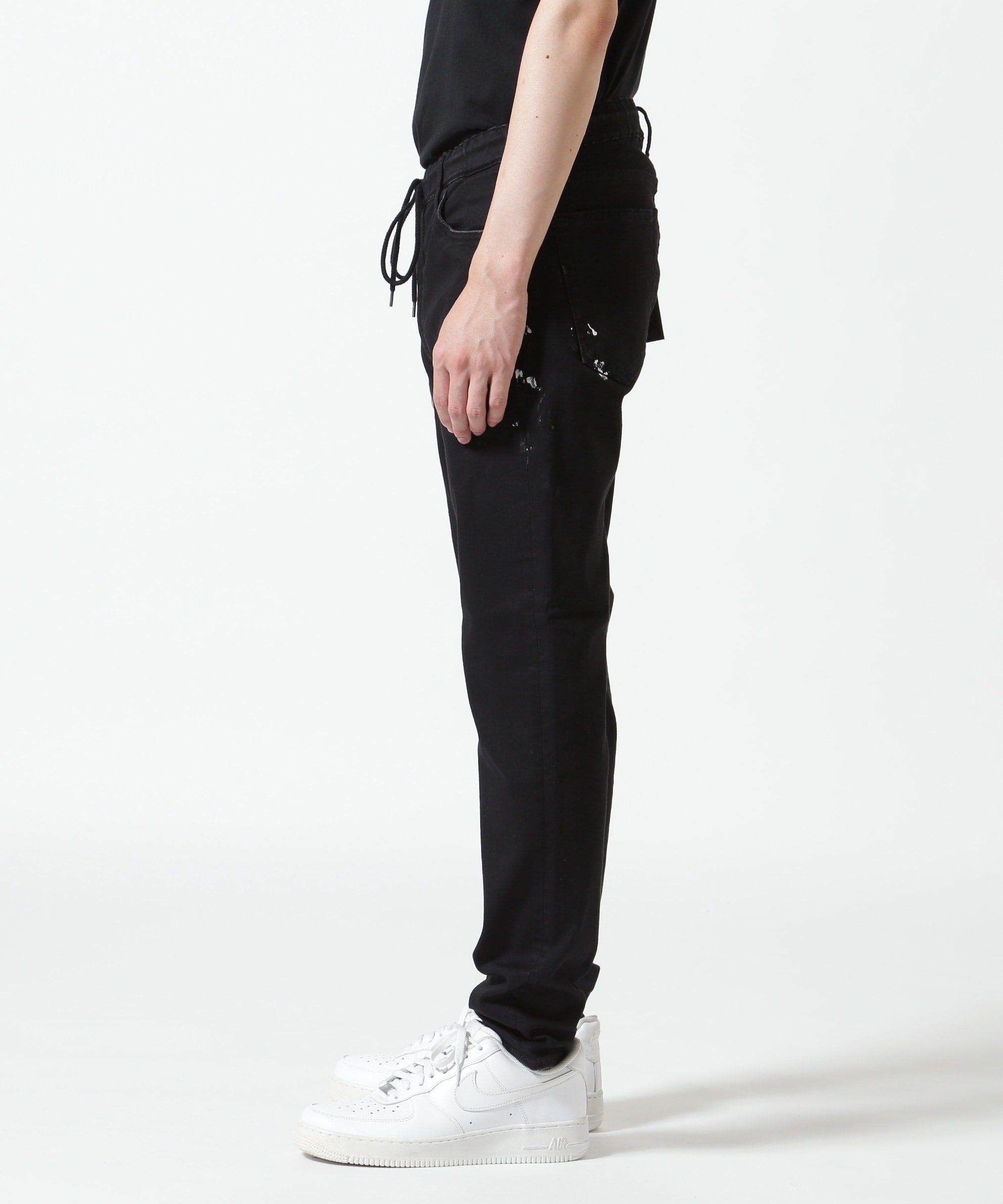 SURT(サート)BLACK ペンキデニム ビーセカンド パンツ その他のパンツ ブラック