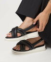 UNITED ARROWS green label relaxing パフィー プラットサンダル ユナイテッドアローズ グリーンレーベルリラクシング シューズ・靴 サンダル ホワイト ブラック【送料無料】