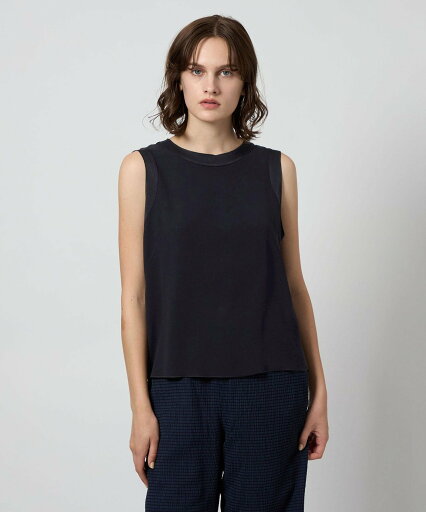 Steven Alan <Steven Alan>バックサテン ジョーゼット タンクトップブラウス ビューティー&ユース ユナイテッドアローズ ワンピース・ドレス チュニック ネイビー ホワイト【送料無料】 Steven Alan <Steven Alan>バックサテン ジョーゼット タンクトップブラウス ビューティー&ユース ユナイテッドアローズ ワンピース・ドレス チュニック ネイビー ホワイト【送料無料】