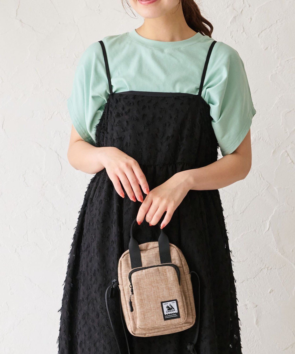 BACKYARD FAMILY CHOOP 2way shoulder bag ローラ バッグ ショルダーバッグ ブラック ベージュ
