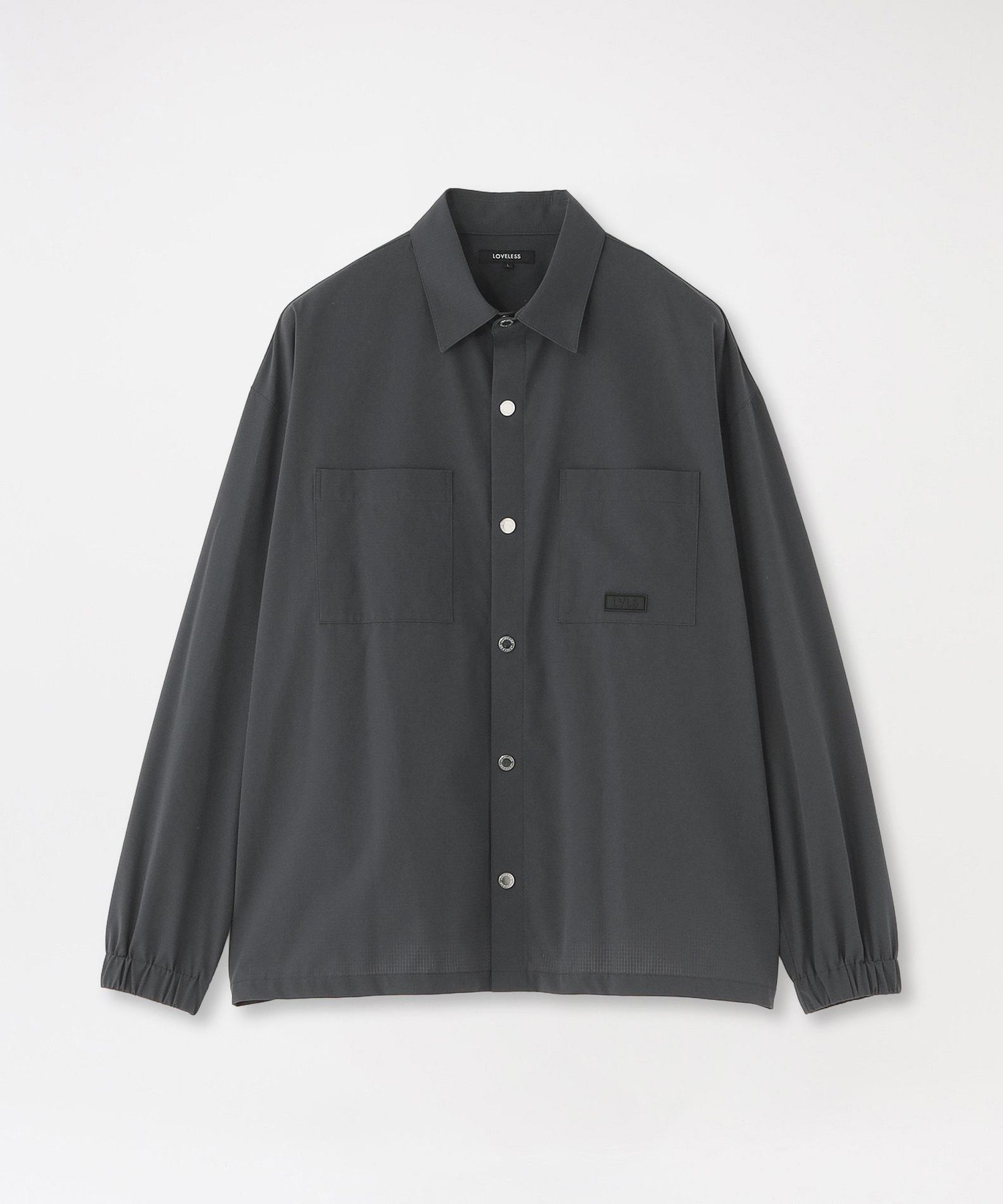 LOVELESS LVLSアウトフィッターシャツ ラブレス トップス シャツ・ブラウス グレー ブラック