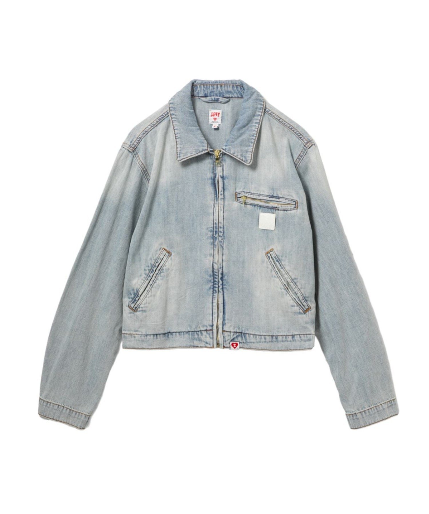 WORKER DENIM JACKET ア ベイシング エイプ ジャケット・アウター ブルゾン・ジャンパー ネイビー