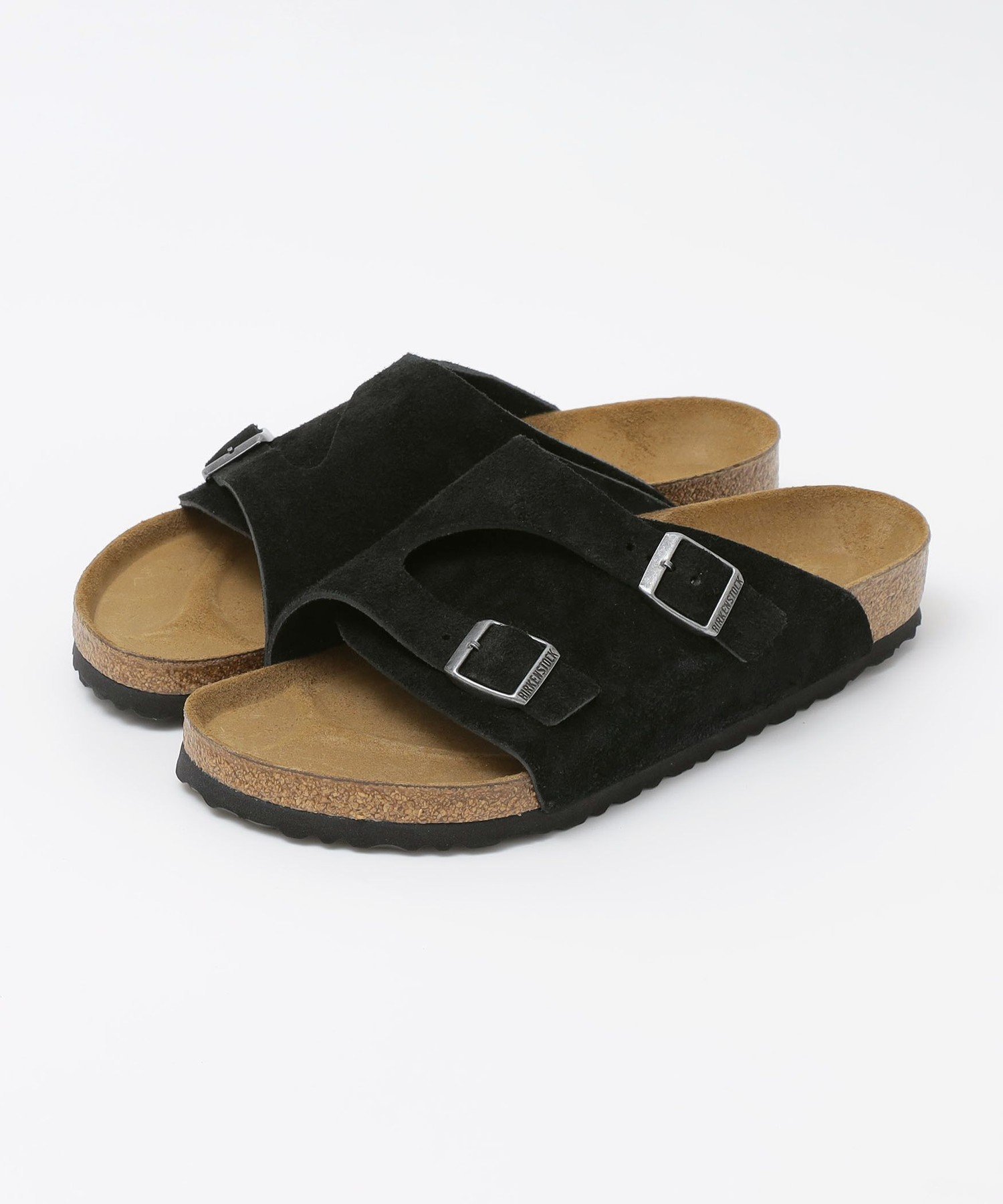 SHIPS MEN BIRKENSTOCK: ZURICH シップス シューズ・靴 サンダル ブラック ベージュ【送料無料】