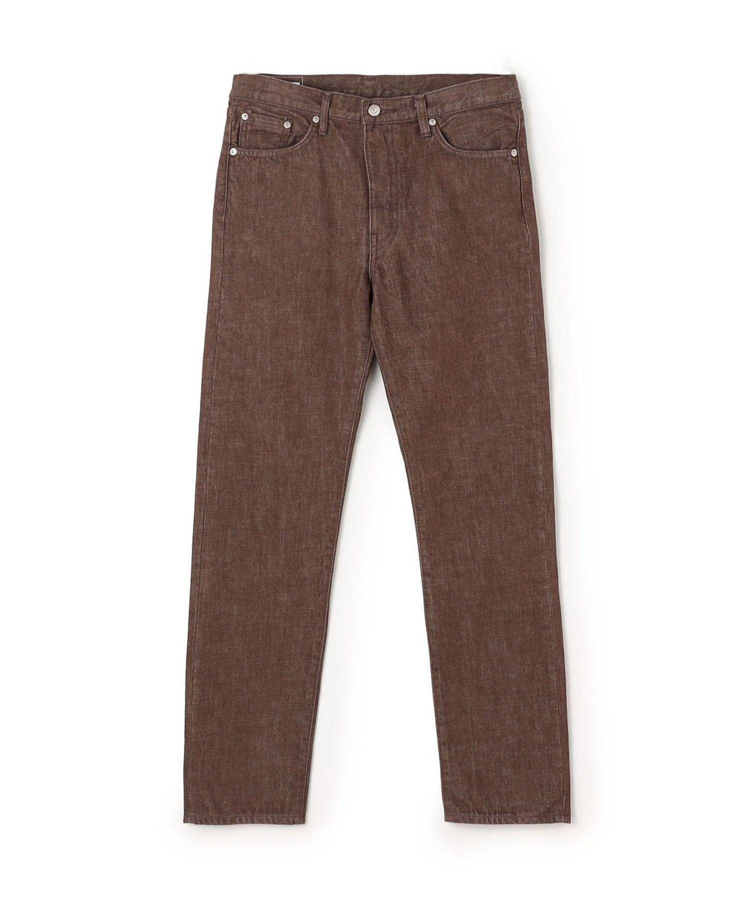 【別注】EDWIN LOOSE STRAIGHT レインボーセルビッチ カラーデニムパンツ トゥモローランド パンツ ジーンズ・デニムパンツ ブラウン グレー ネイビー