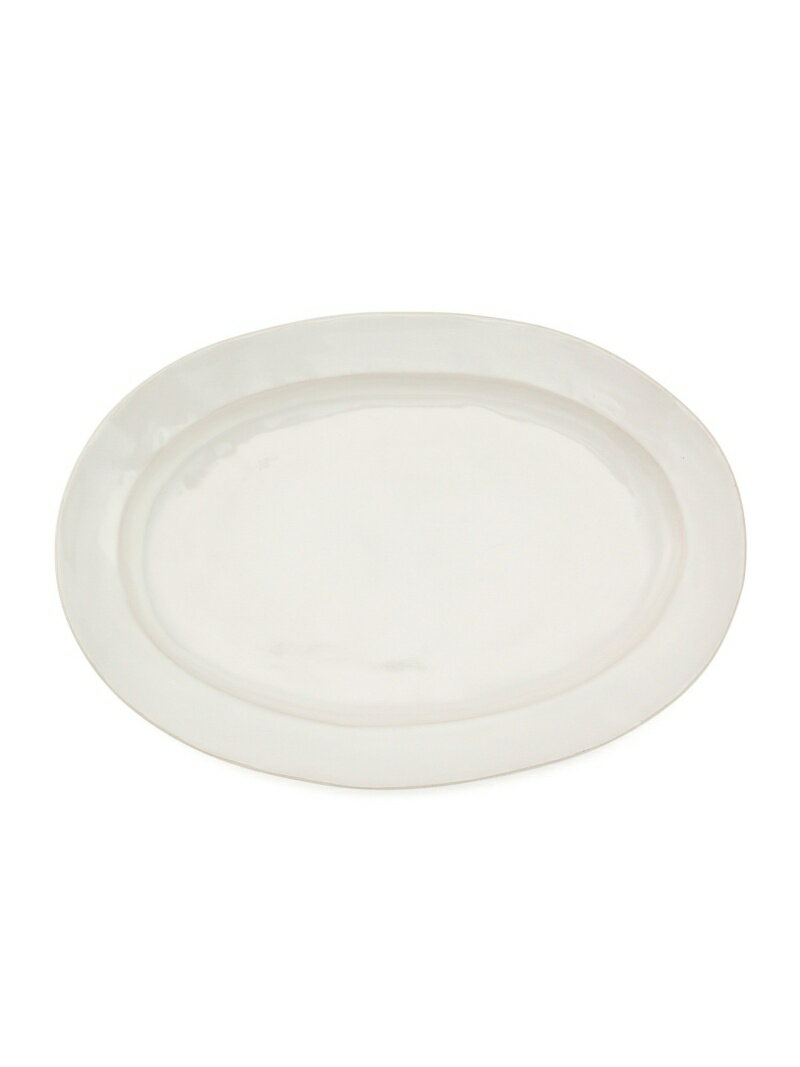 【SALE／30%OFF】SALON adam et rope' 【embleme S /アンブレーム エス】カードル リムオーバルプレート L サロン アダム エ ロペ 食器・調理器具・キッチン用品 食器・皿 ベージュ パープルのサムネイル