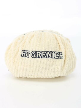 【SALE/52%OFF】Et grenier by Samansa Mos2 針抜きパイル刺繍ラウンドポーチ サマンサモスモス バッグ バッグその他 ホワイト イエロー ブルー