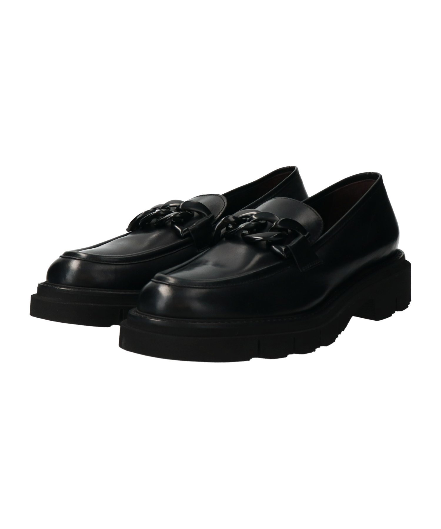 【SALE／31%OFF】Luca Grossi 【Luca Grossi】タンクソールチェーンローファー インターショシュール シューズ・靴 ローファー ブラウン【送料無料】