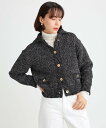 【SALE/49%OFF】BABYLONE ノットヤーンニットジャケット バビロン トップス ニット ゴールド ブラック【送料無料】