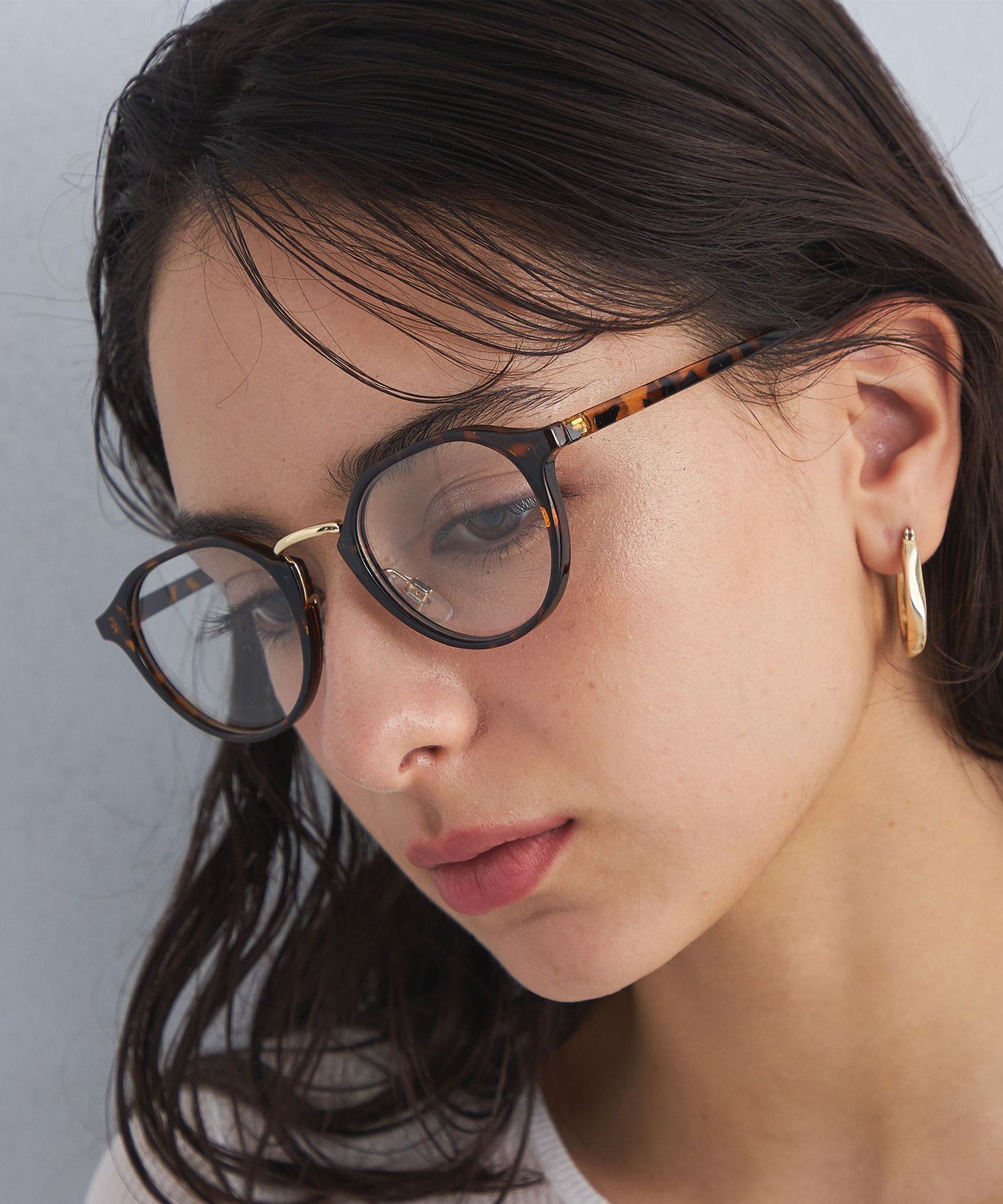 UNITED ARROWS green label relaxing コンビフレーム クリアレンズ メガネ ユナイテッドアローズ グリーンレーベルリラクシング ファッション雑貨 メガネ ブラック ブラウン【送料無料】