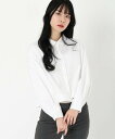 【SALE/50%OFF】STRAWBERRY-FIELDS クロップドシャツ ストロベリーフィールズ トップス シャツ・ブラウス ホワイト ブルー レッド【送料無料】