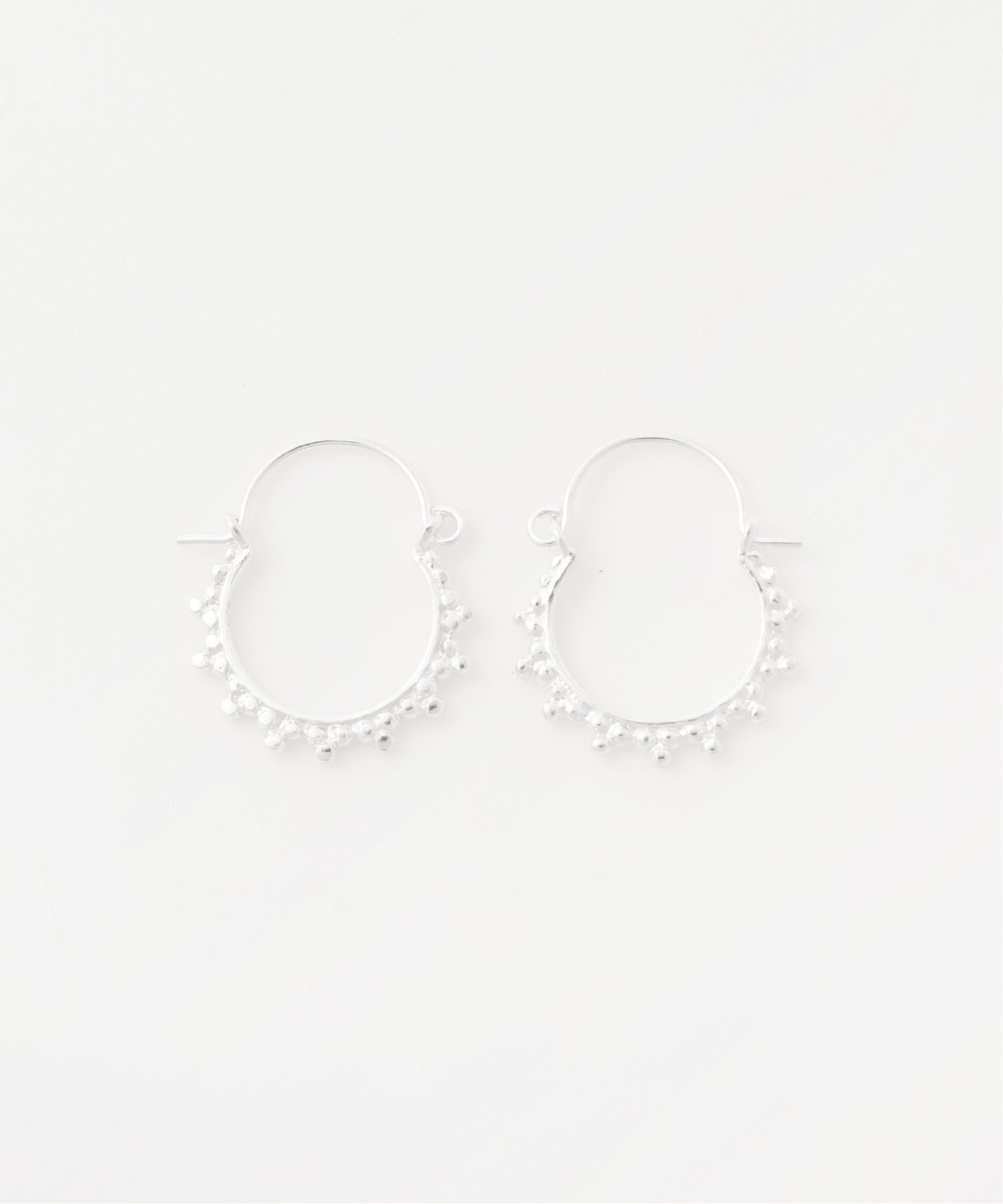 SCALABLANCHE SCALABLANCHE/(W)エスニックフープピアス(SV925) スカラ アクセサリー・腕時計 ピアス シルバー【送料無料】