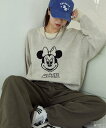 PUBLUX Minnie Mouse/ミニーマウス/ダブルジャガードニット 限定展開 フリークスストア トップス ニット ブルー ホワイト グレー【送料無料】