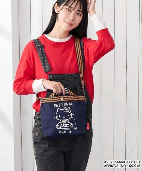 GSC WOMENS SELECT ROOTOTE/ルートート IP.BR.マエカケ.ハローキティー-A ゴースローキャラバン バッグ トートバッグ