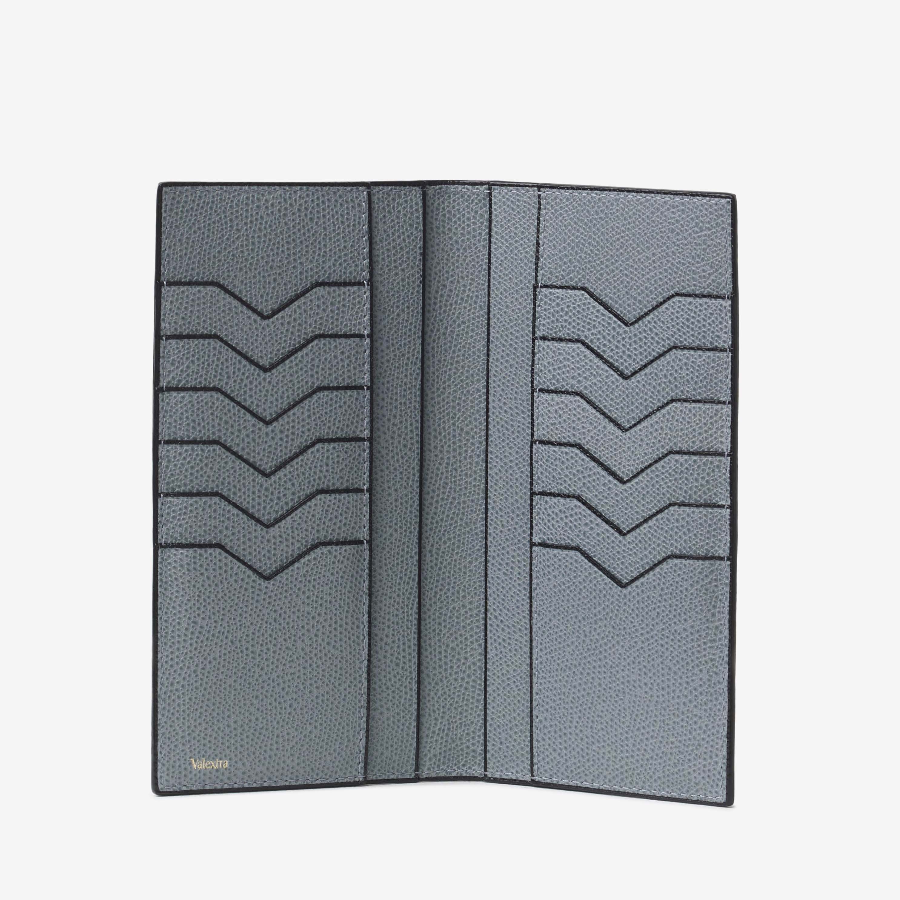 Valextra 【公式】ヴァーティカル 12カード ヴァレクストラ 財布・ポーチ・ケース 財布 ブルー【送料無料】