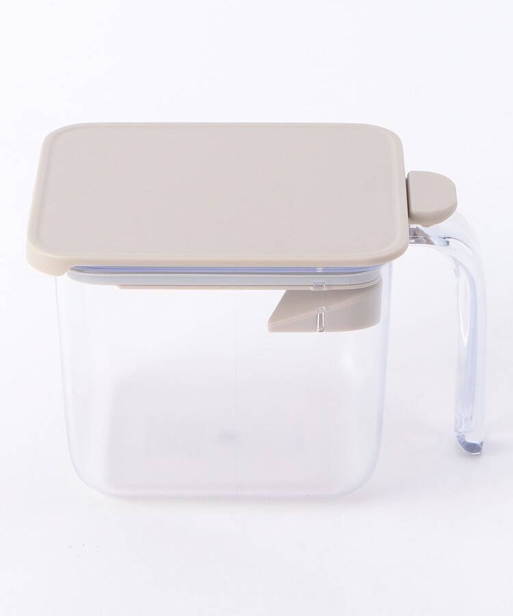 212 KITCHEN STORE 調味料ポット ワイド グレージュ ＜marna マーナ＞ トゥーワントゥーキッチンストア..